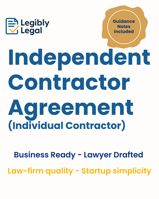 Independent Contractor Agreement (Individual Contractor)