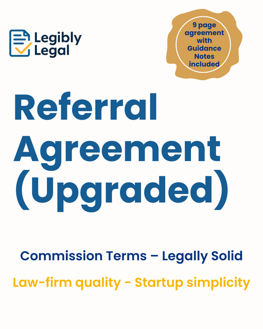 Upgraded Referral Agreement Template